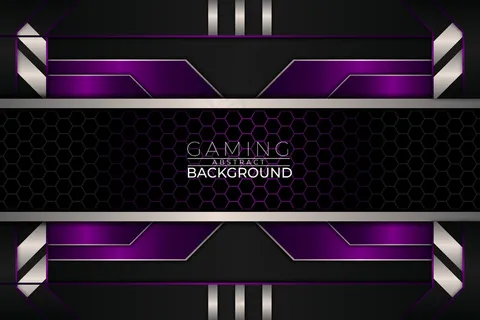 未来游戏背景紫色风格