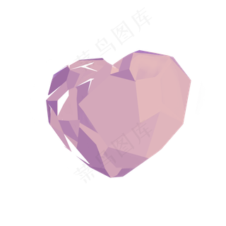 七夕情人节百搭瑰色粉红质感水晶