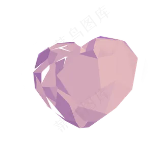 七夕情人节百搭瑰色粉红质感水晶