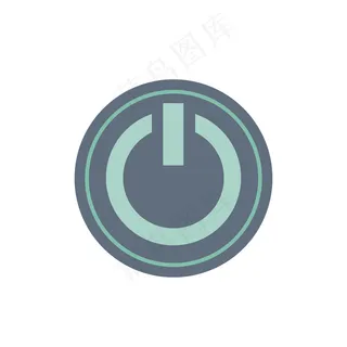 电源按钮图示
