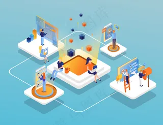 全息人机直接操作接口系统中大数据传输分析通信等距组成