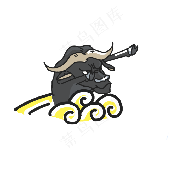 七夕节手绘卡通