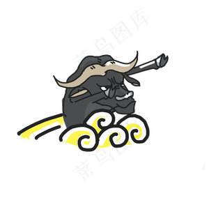 七夕节手绘卡通