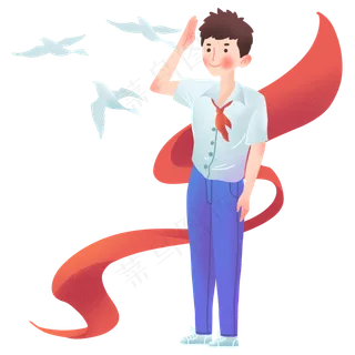 国庆节白鸽红绸