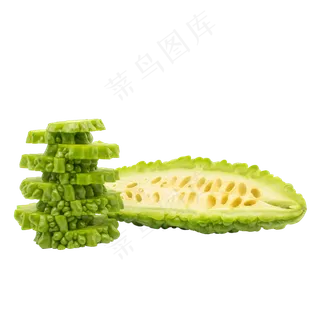 切开苦瓜片菜籽 切开苦瓜片菜籽