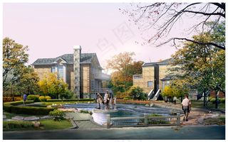 园林建筑效果图