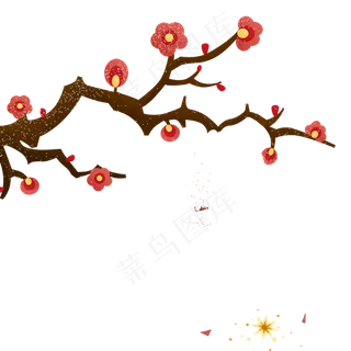 腊雪梅花素材下载