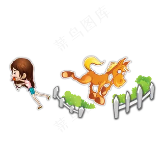 情人节七夕时尚女孩动物园开心游