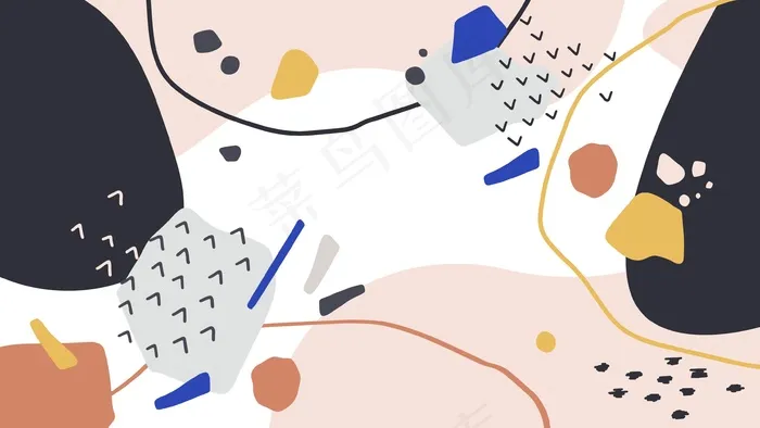 线条和形状的抽象背景eps,ai矢量模版下载