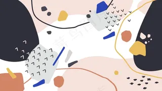 线条和形状的抽象背景