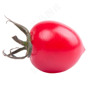 红色圆弧西红柿元素