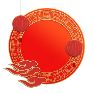 新年牛年立体装饰