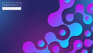 现代流体彩色抽象梯度背景