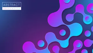 现代流体彩色抽象梯度背景