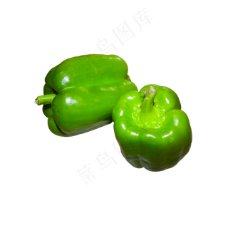 绿色新鲜青椒