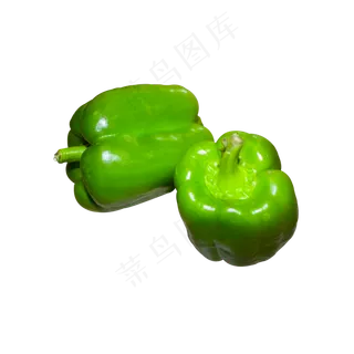 绿色新鲜青椒
