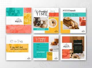早餐餐厅模板