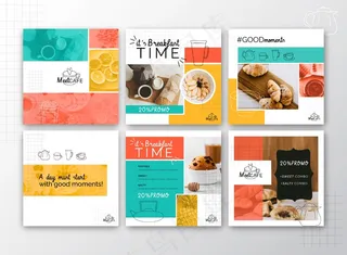 早餐餐厅模板