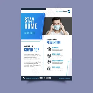 信息冠状病毒宣传单,DM传单