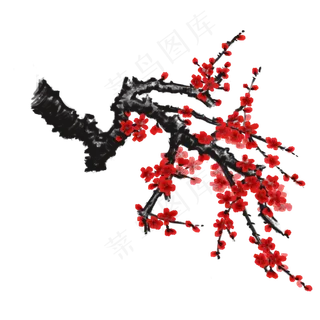 中国风复古梅花