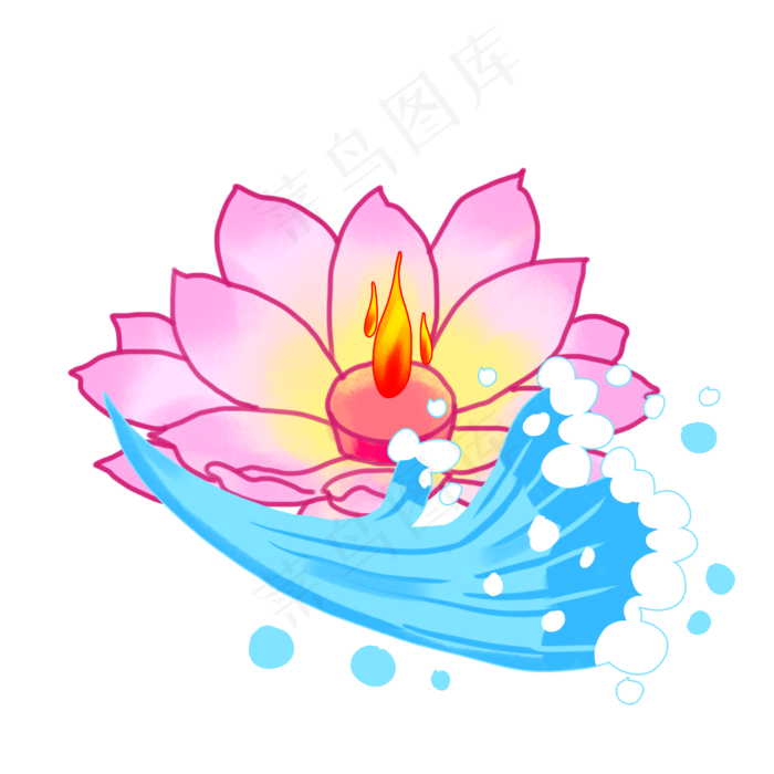 祈福莲花灯