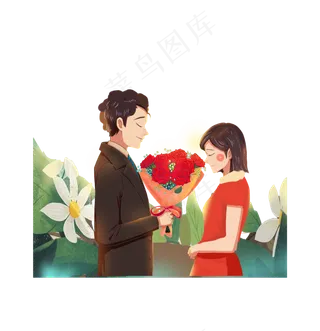 情人节七夕送玫瑰花