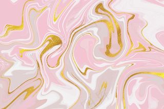 金色光泽纹理的液体大理石背景