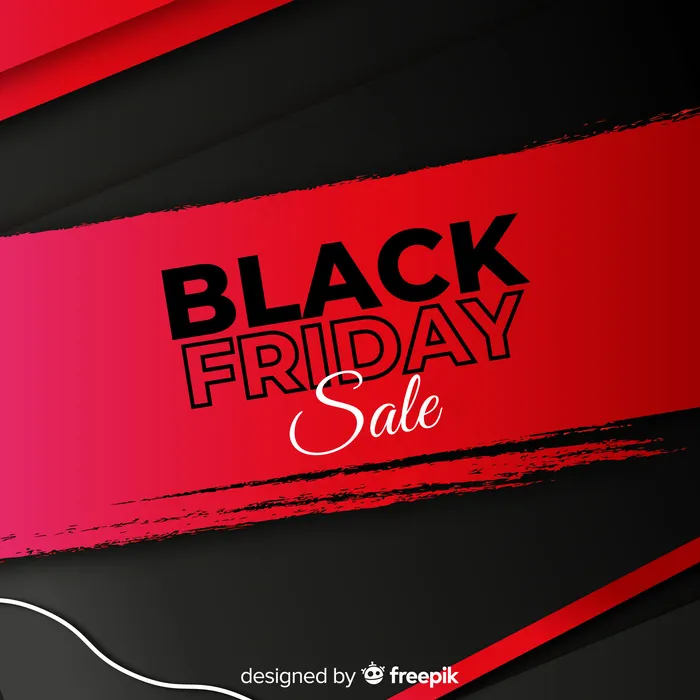黑色星期五销售的红色和黑色背景eps,ai矢量模版下载
