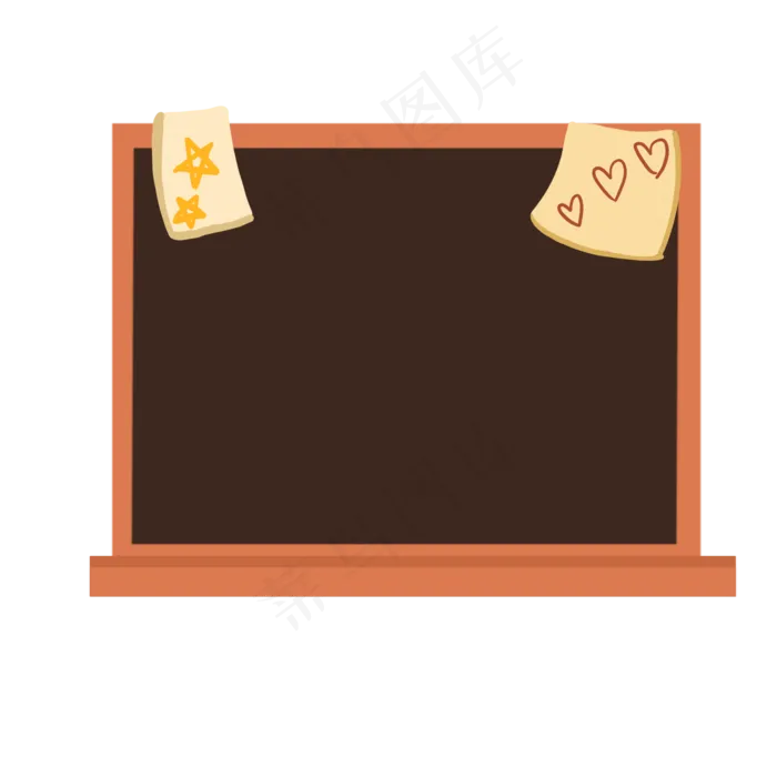 黑板边框(2000X2000(DPI:300))psd模版下载