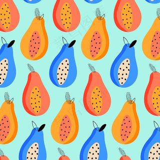 夏季水果图案