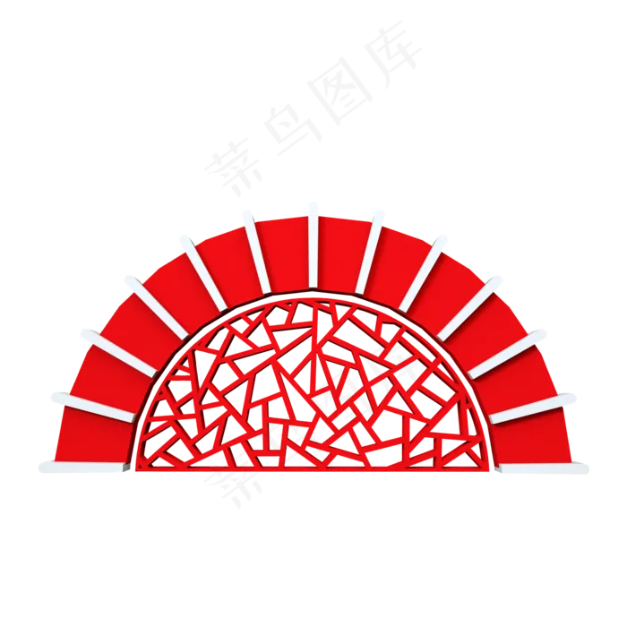 扇形舞台装饰(2000X2000(DPI:300))psd模版下载