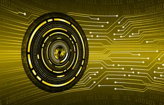 黄眼网络电路未来技术概念背景