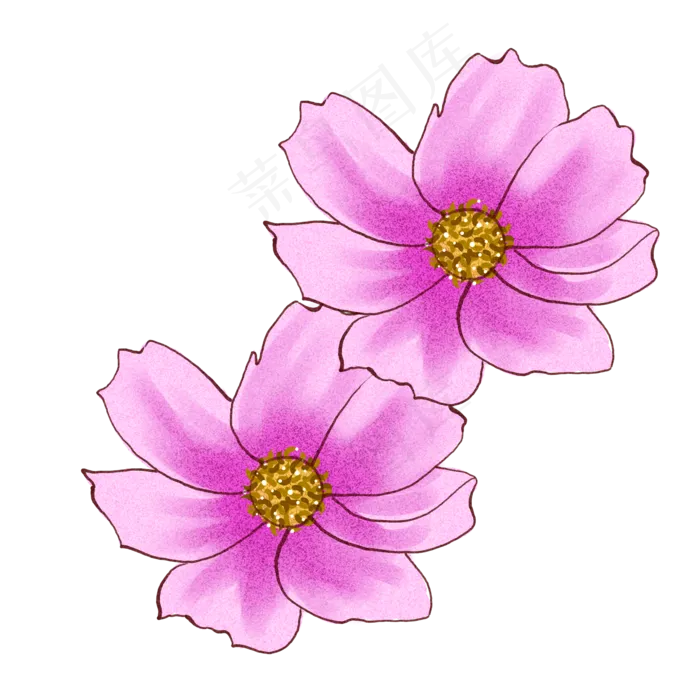 七夕情人节鲜花花朵商用元素(2000X2000(DPI:72))psd模版下载