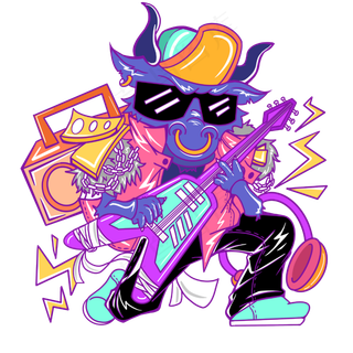 2021年牛年跑酷创意牛牛滑滑板