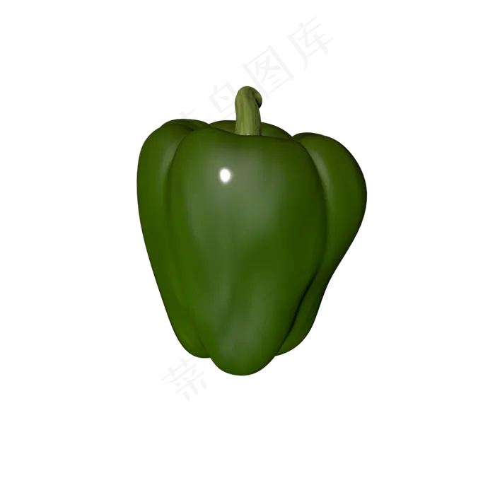 绿色蔬菜青椒(4724X4724(DPI:300))psd模版下载