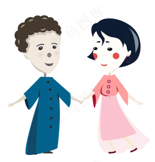 七夕情人节ai素材