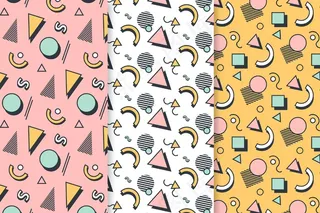 孟菲斯图案系列