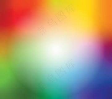 明亮彩虹色的抽象模糊渐变网格背景