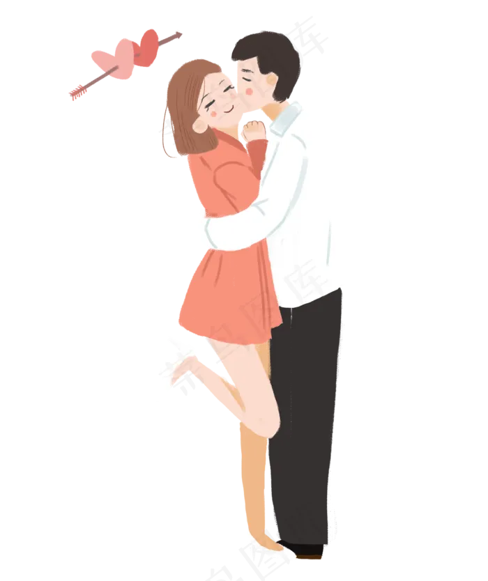 七夕情侣人物(2480X2953(DPI:300))psd模版下载