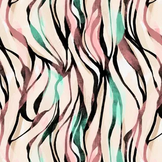 水彩画动物图案