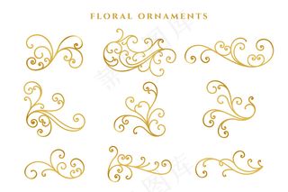 优雅金花装饰大套