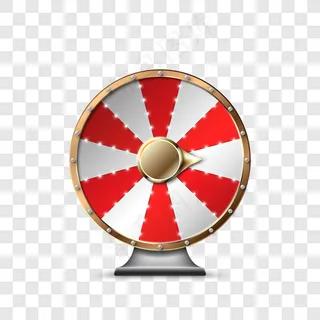 在透明背景下玩幸运轮并赢取头奖。运气的轮盘赌。赢得财富轮盘赌。插图