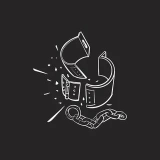 正义观手绘插图