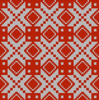 北欧针织完美无缝图案。只是为了享受。还包括