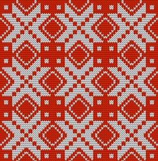 北欧针织完美无缝图案。只是为了享受。还包括