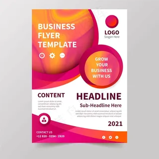 商务宣传单,DM传单模板概念