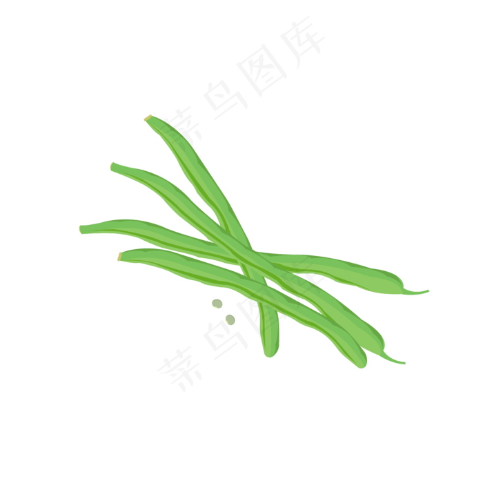 立秋美食四季豆矢量元素(2000X2000(DPI:300))ai矢量模版下载