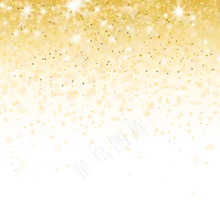 金色豪华闪光星光闪闪发光效果边