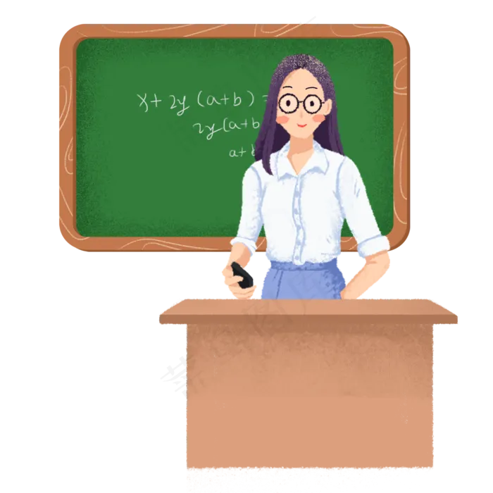 教师节数学老师上课素材(2000X2000(DPI:300))psd模版下载