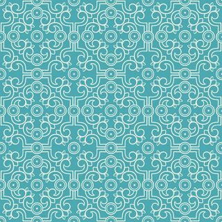 美丽的米色无缝复古花卉和绿宝石背景树叶图案